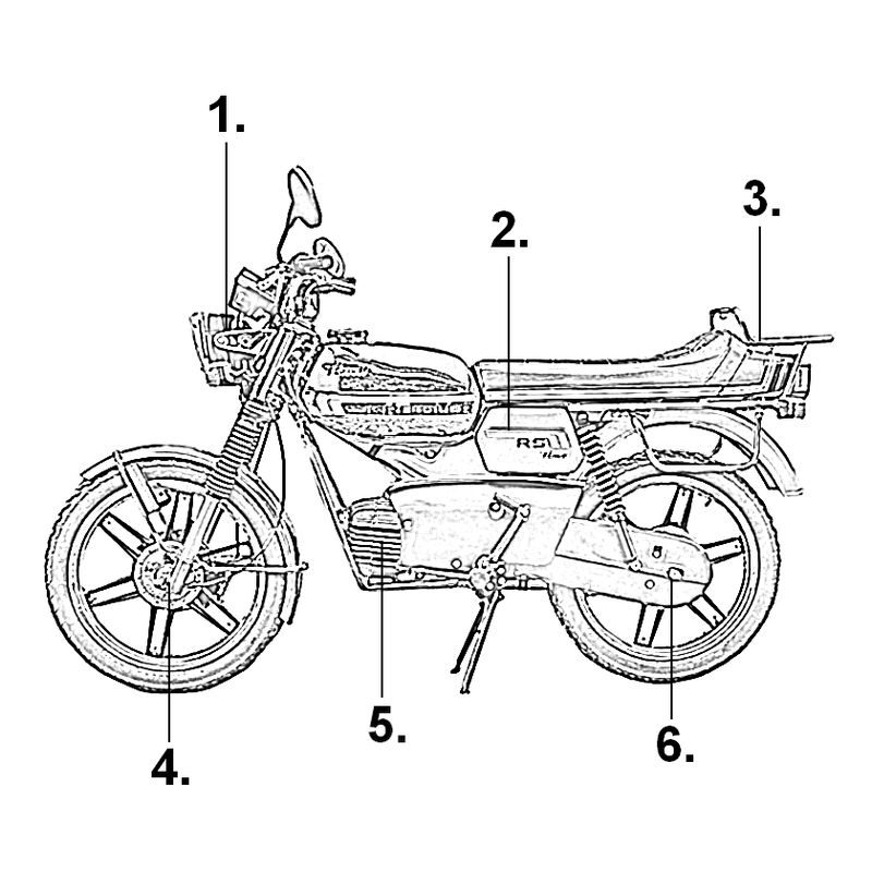 Kreidler Parts – Florett, TM, e, LF, RM, RMC, RS - JMPB Parts