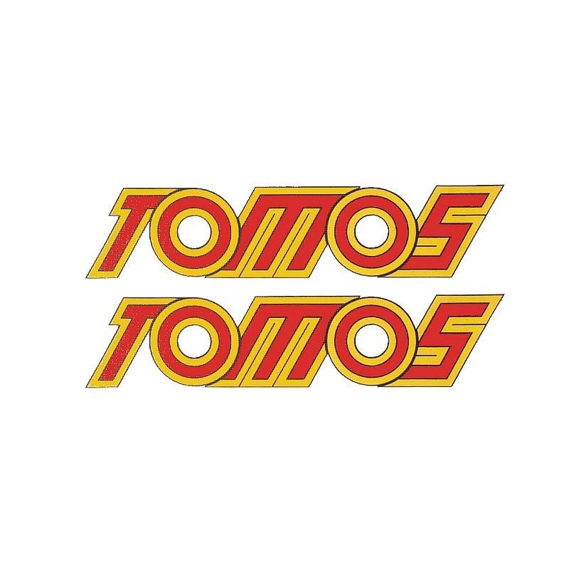 Tomos stickers and promotional material