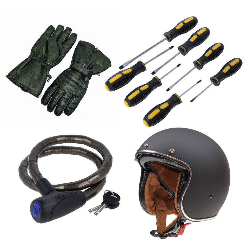 Various universal moped parts