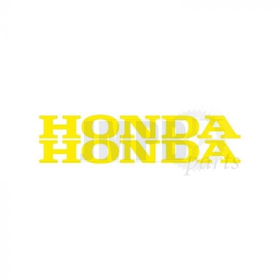 Stickerset Honda Word Yellow 12CM - JMPB Parts