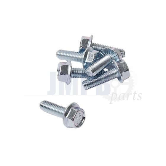 Flange bolt Galvanized Toothed M8X16 Din 6921