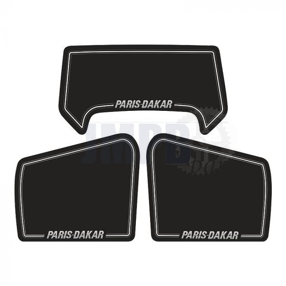 Stickerset Honda MT50 Paris Dakar Black 3-Parts