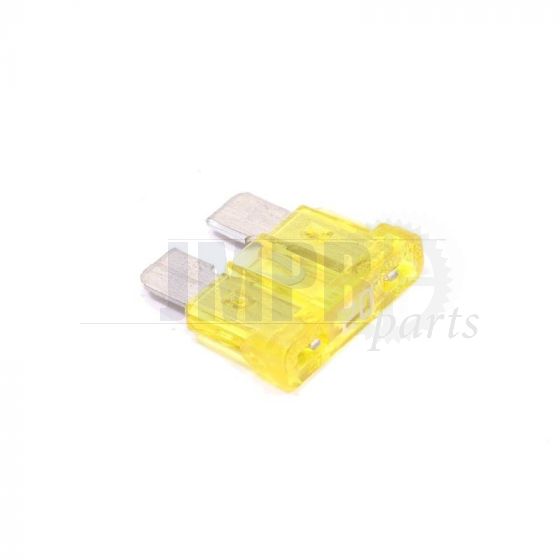 Plug fuse 20 Ampere Yellow