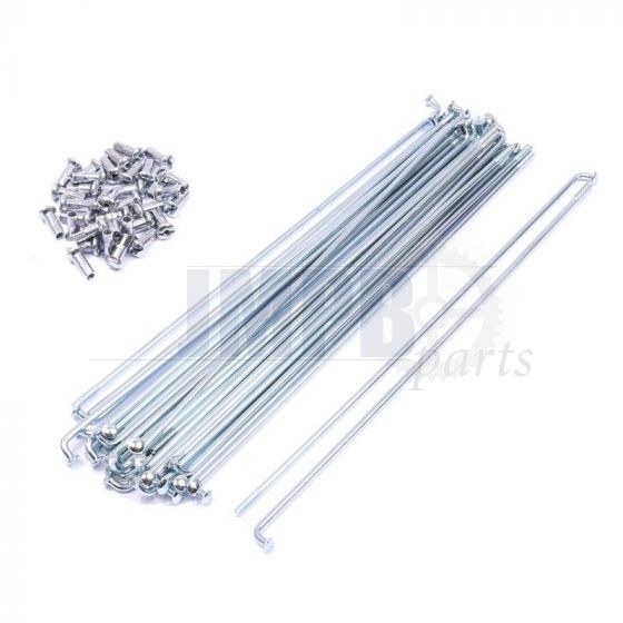 Spokes set Galvanized 2.9 X 225MM