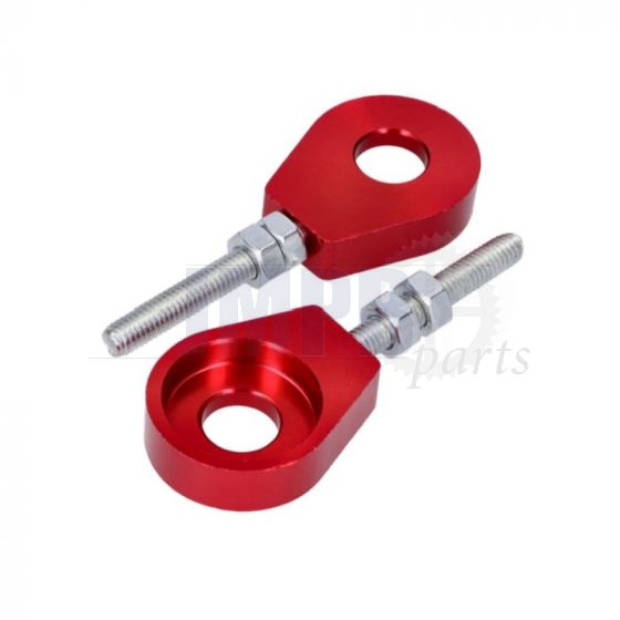 Chain tensioner Set M6 Red 12MM