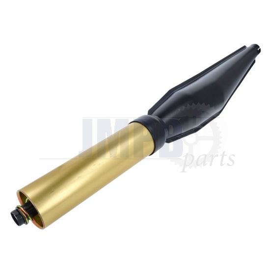 Exhaust Silencer Cross Black/Gold 28MM