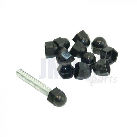 Cover M8 Hex Nut Black A piece