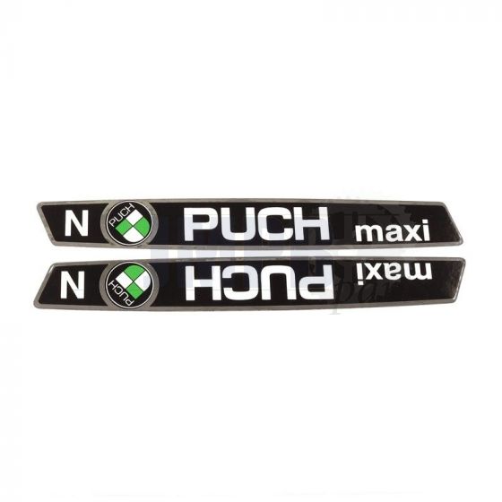 Tank transfer set Puch Maxi N Black/Chrome