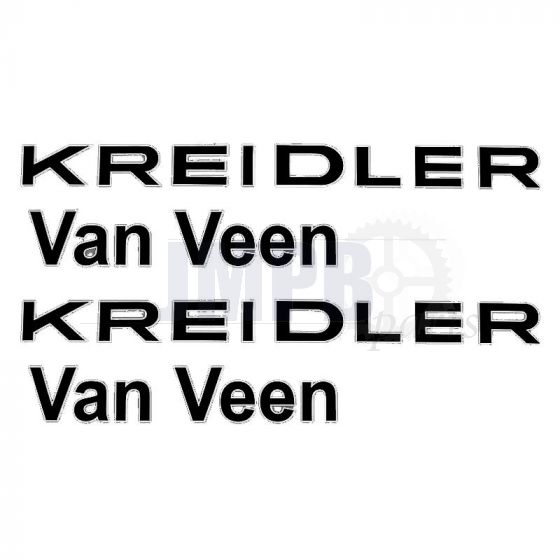 Stickerset Kreidler van Veen Cockpit