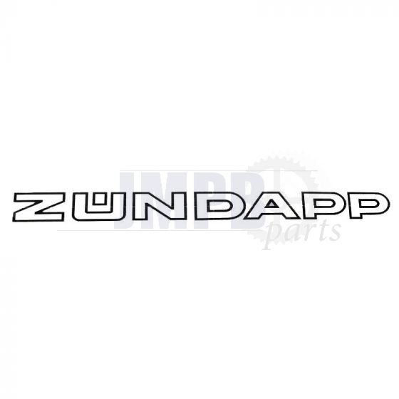 Sticker Zundapp 280X22MM White/Black a piece