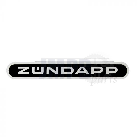 Sticker Zundapp Black/White 12.8CM