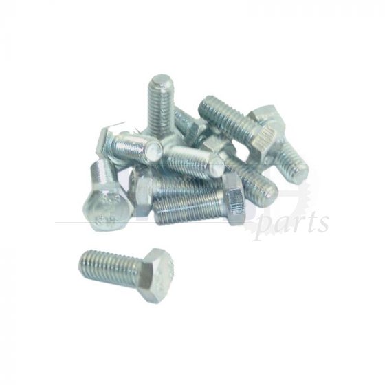 Hex bolt M6X16 Galvanized Din 933