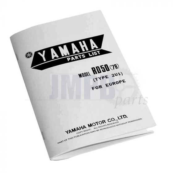 Parts Catalogue Yamaha RD English