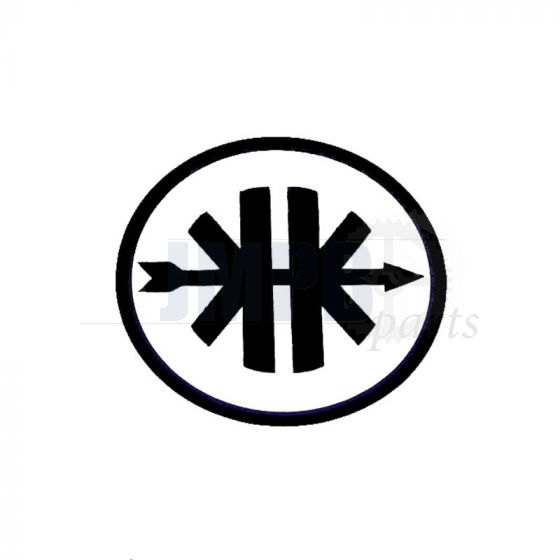 Transfer KK Logo Kreidler - Black - 45MM