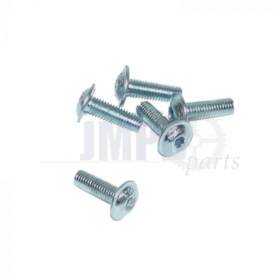 Flange screw Galvanized M5X16 Allen