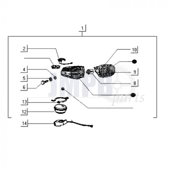 Headlight Gilera Citta