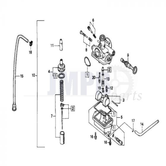 Carburettor Honda MT50