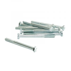 Hex bolt M6X80 Galvanized Din 931