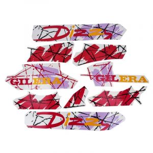 Stickerset Gilera Citta Dizzy Dark Red/Purple