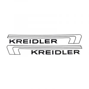 Tank stickers Kreidler Florett Black/White