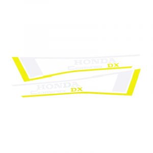 Stickerset Tank Honda Camino DX Yellow/White