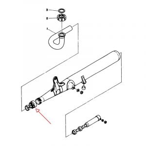 Flange Nut 28MM Exhaust Header Yamaha FS1