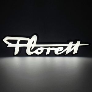 Lamp Kreidler Florett Logo LED Black/White