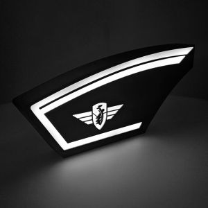 Lamp Zundapp 517 Side Panel LED Black/White