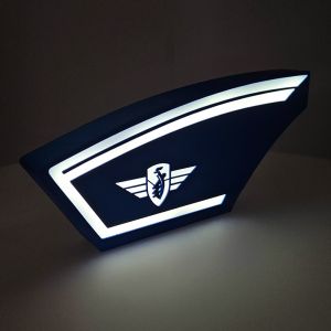 Lamp Zundapp 517 Side Panel LED Blue/White