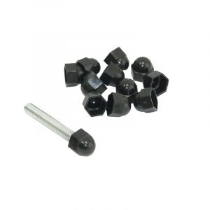 Cover M7 Hex nut Black A piece