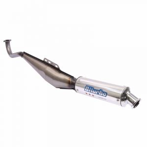 Exhaust Puch Maxi Biturbo Blank-Alu