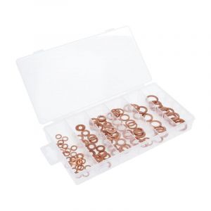 Assortiment set Copper rings - 110 Pieces