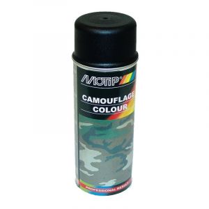 Motip Camouflage Lacquer Black - 400ML