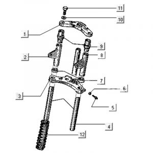 Front fork Gilera Citta