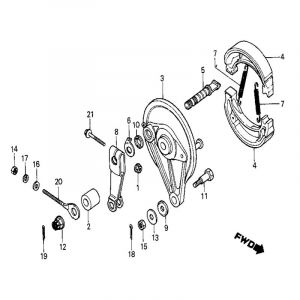 Rear Brake Honda MB50