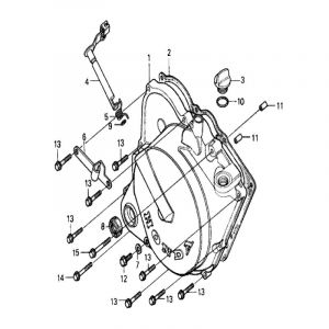 Clutch lid Honda MT50