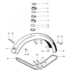 Front Fender Kreidler RS