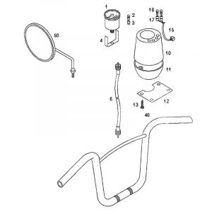 Speedometer / Handlebar Tomos Flexer from 2007