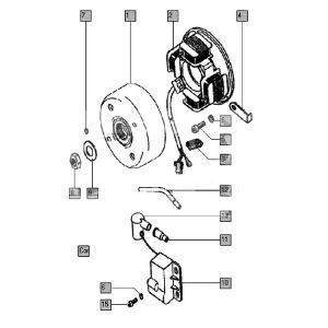 Ignition Without Pick-Up Tomos Flexer up to 2006