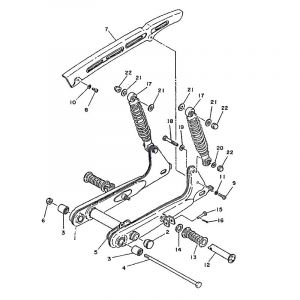 Swingarm Yamaha FS1 2RU