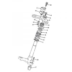 Steering head Yamaha FS1 2RU