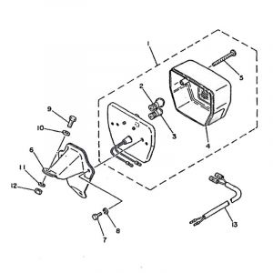 Taillight Yamaha FS1 2RU