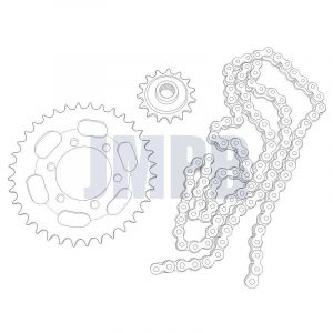 Sprocket set Zundapp 4/5 Gears Small