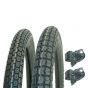 17 Inch Set Deestone Tires 2.75 + 3.00X17