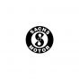 Sticker Sachs Logo Black/White 41MM