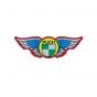 Sticker Puch Wings Red/White/Blue