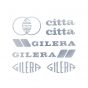 Stickerset Gilera Citta Chrome 7-Pieces