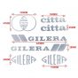 Stickerset Gilera Citta Chrome 7-Pieces