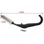 Exhaust Honda MB5 Tecno Racing Black