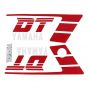 Stickerset Yamaha DT50MX Red/White